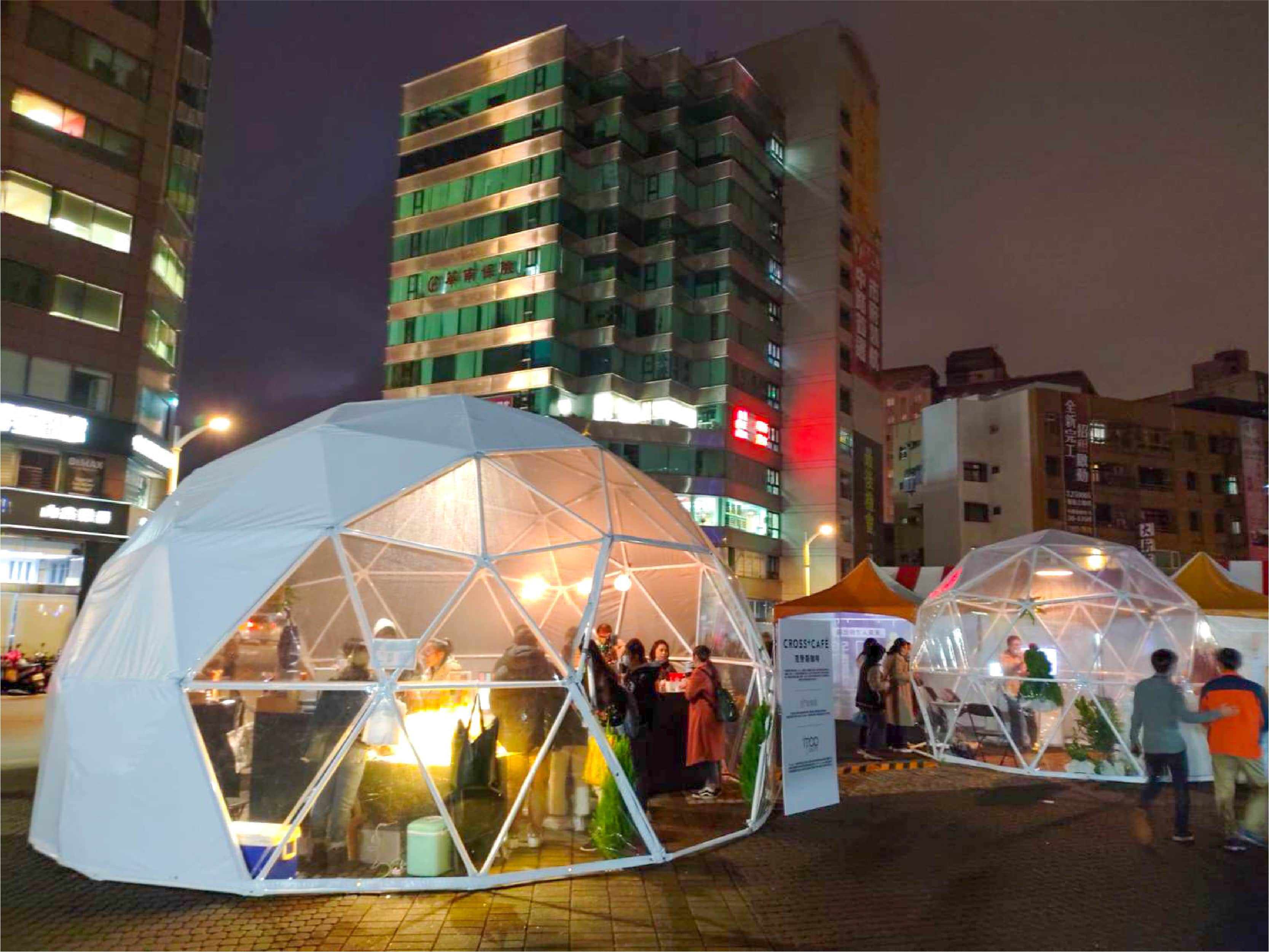 2020.12.19
2020桃園新世代青年城市論壇
Spherical Tent
Sizes: 4.2 M, 6.9 M