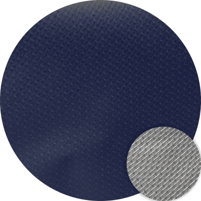 DiFanSi PVC mesh rubber canvas-Silver back-Midnight Blue