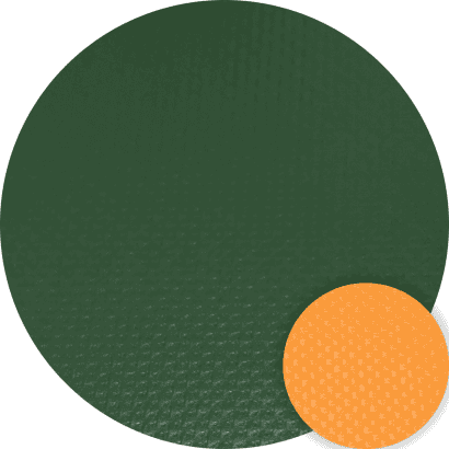 DiFanSi PVC mesh rubber canvas-Bicolor-Dark Orange/Grass