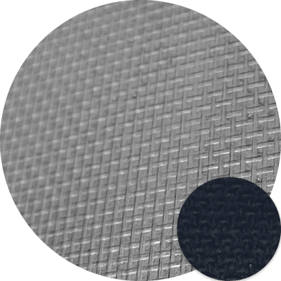 DiFanSi PVC mesh rubber canvas-Bicolor-Silver/Prussian blue