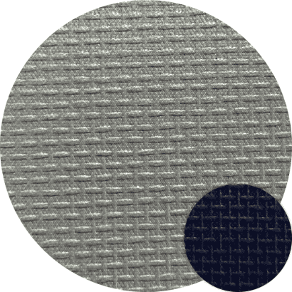 NAN YA PVC mesh rubber canvas-Bicolor-Silver/Midnight Blue