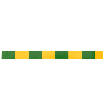 NAN YA PVC mesh rubber canvas-Color stripes-Yellow Green-narrow stripes