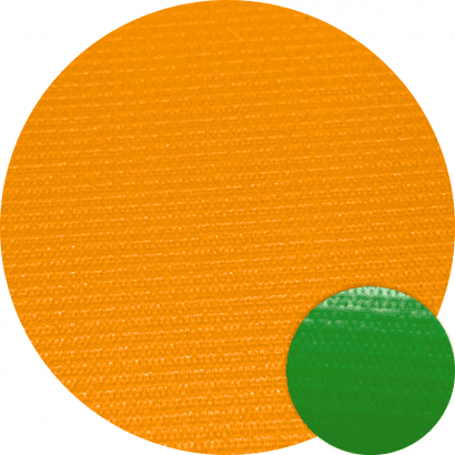 NAN YA PVC mesh rubber canvas-Bicolor-Dark Orange/Forest Green