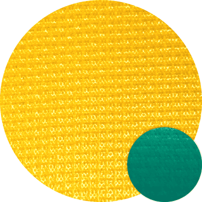 NAN YA PVC mesh rubber canvas-Bicolor-Yellow/Dark Cyan