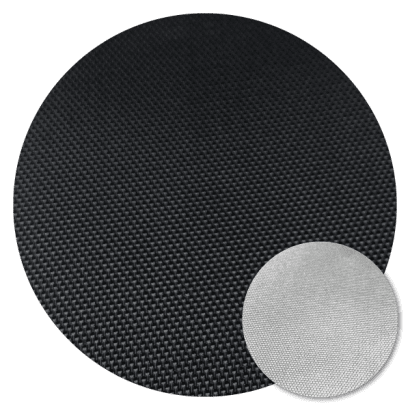 Tetoron Fabric-Black/Silver