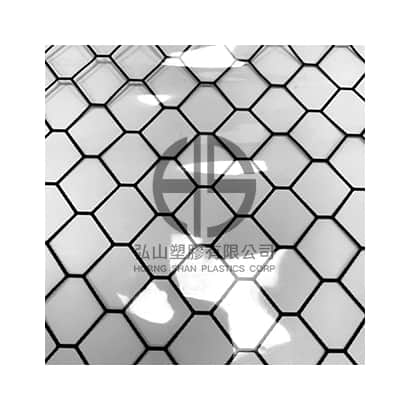 PVC Honeycomb Grid Conductive Fabric【Transparent mesh】