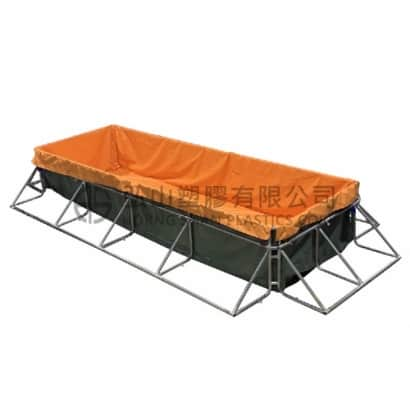 Canvas fishing pool iron frame