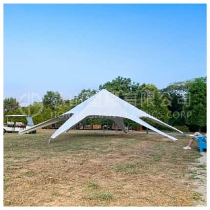 Star shaped tent